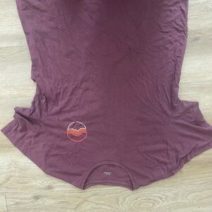 Burgundy T-Shirt with Logo